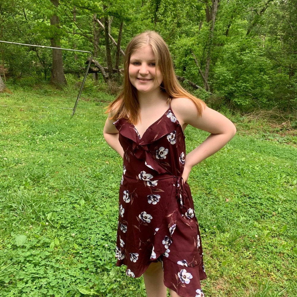 BRAND NEW Xhilaration wrap around dress
